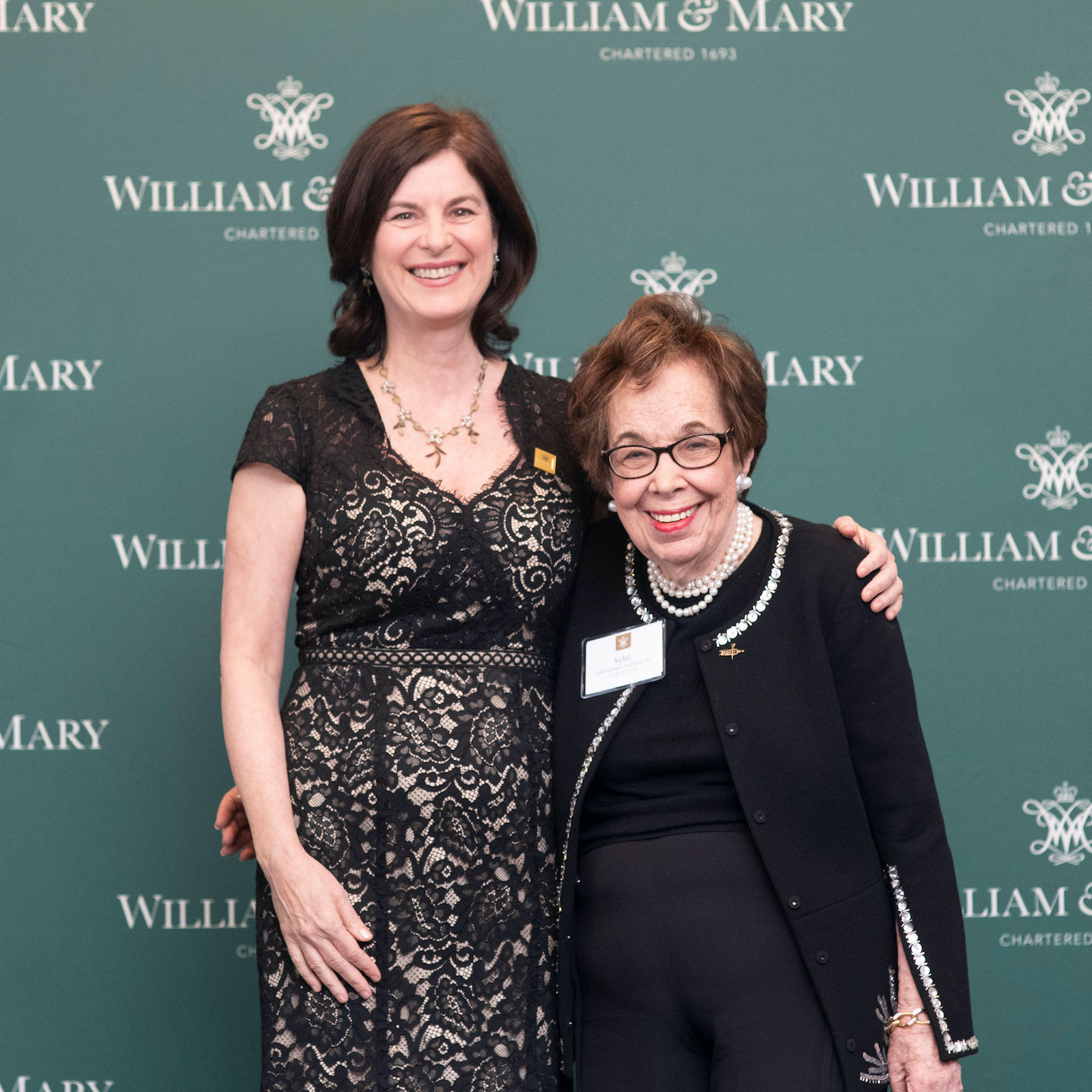 President Rowe and Sybil Shainwald, photo by Capture Photography