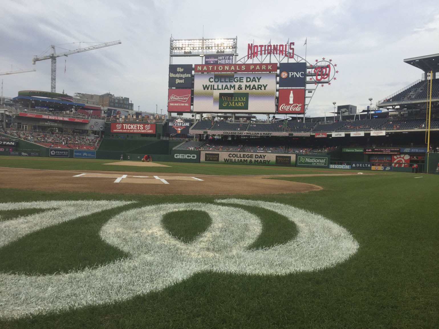 Theodore Roosevelt Washington Nationals 2023 City Connect Field